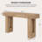 Long Sofa Table Behind Couch, 63" Farmhouse Console Table for Living Room Entryway, Wooden Hallway Table with Rustic Natural Oak Finish