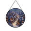 Panneau de vitrail Snowy Village-879269741