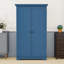 Armoire de cuisine 72 po Farmhouse Shaker avec tablettes réglables, 3 tiroirs et plateaux coulissants-633612478