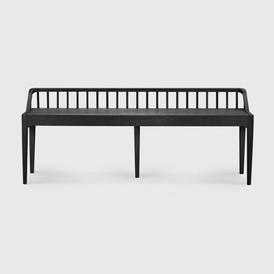 Spindle Solid Wood Bench