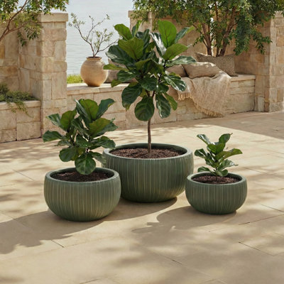 Ensemble de 3 pots à fleurs Anita