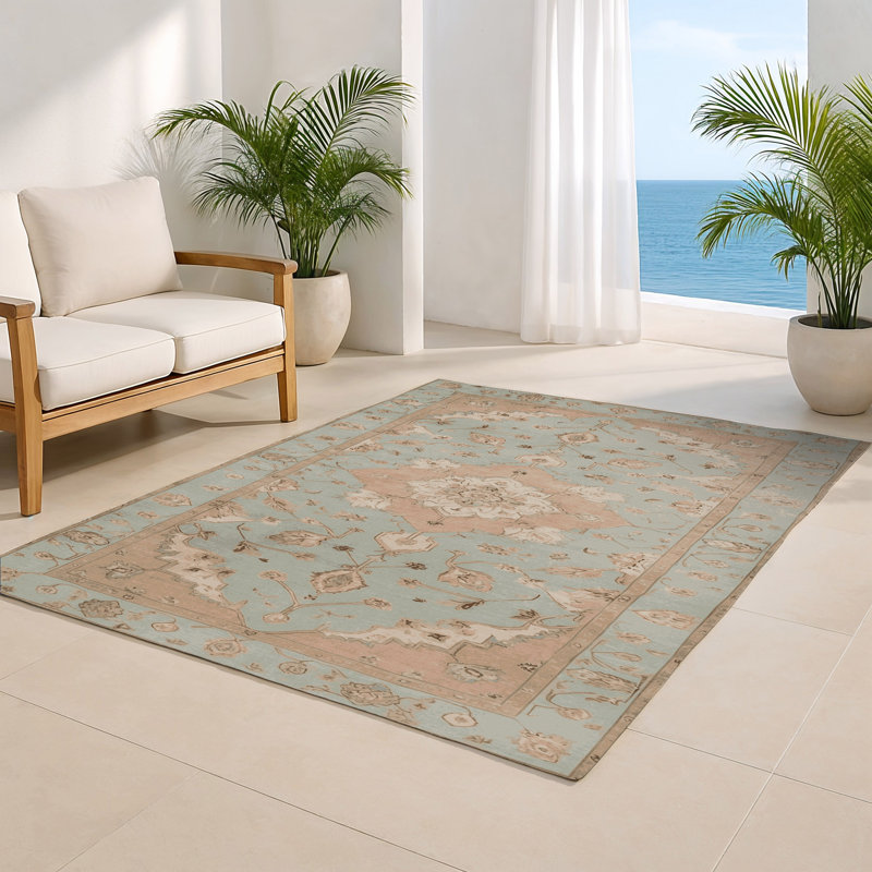 Tapis intérieur et extérieur Tabriz, Rectangulaire 8 pi x 10 pi
