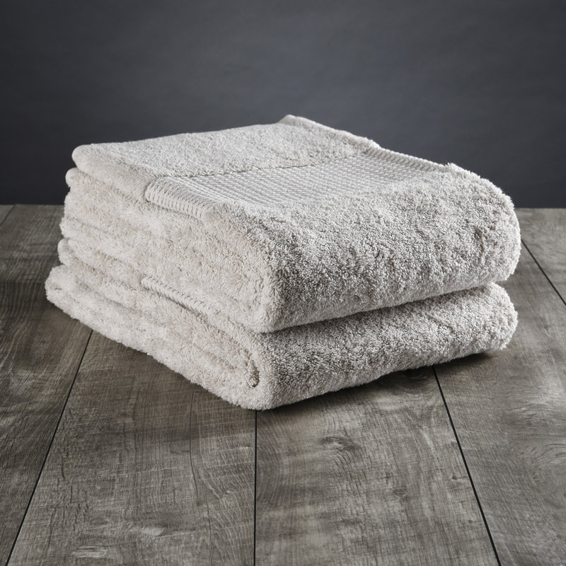 Drap de bain en coton, Blanc
