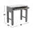 Light Gray Counter Height Table With NESTED Table  Fauxmarble Top Table