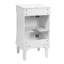 Armoire de salle de bain de style français 18 "avec lavabo en céramique et tablette réglable-129021218