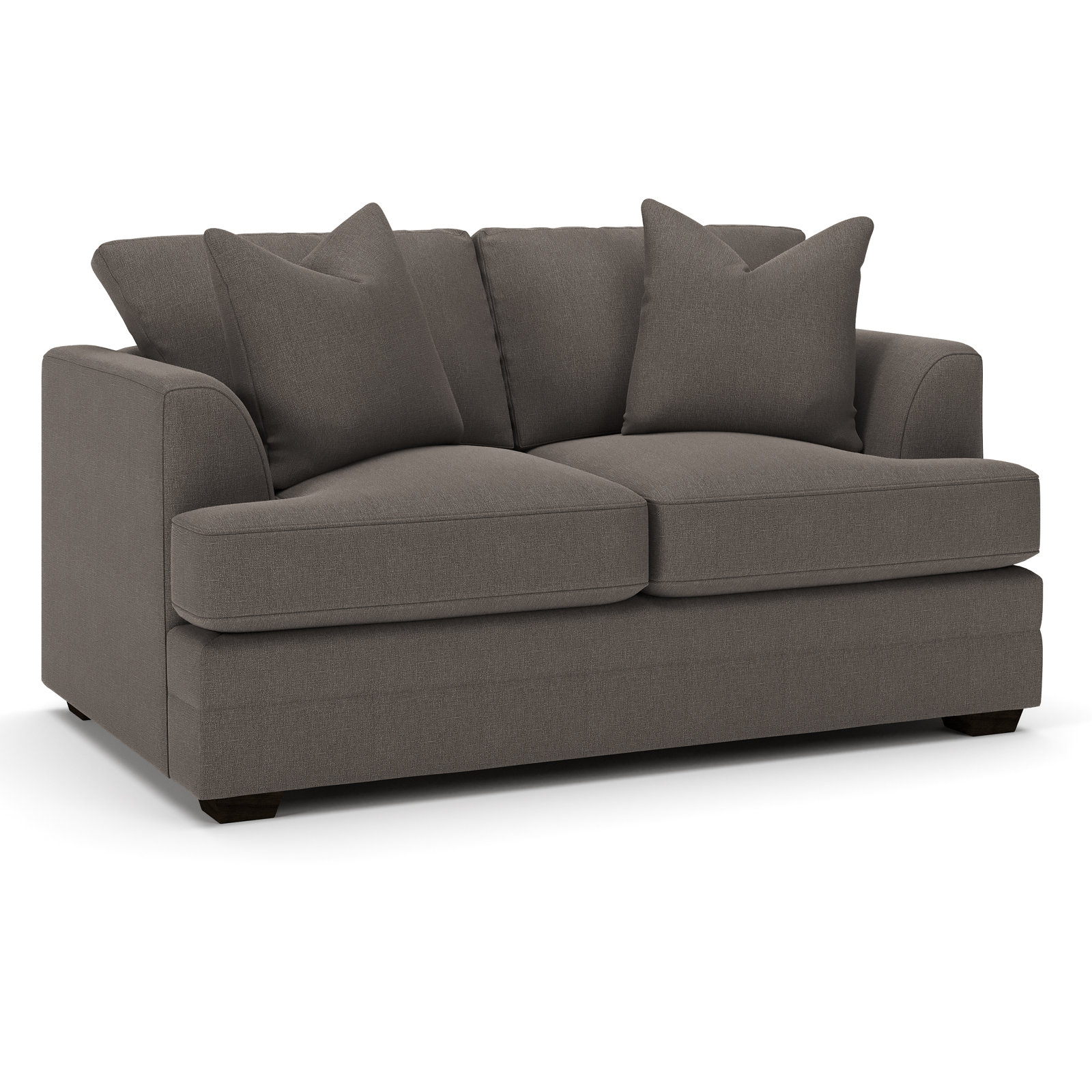 Edan 66'' Sofa, Drusky Charcoal Sustain® Basketweave