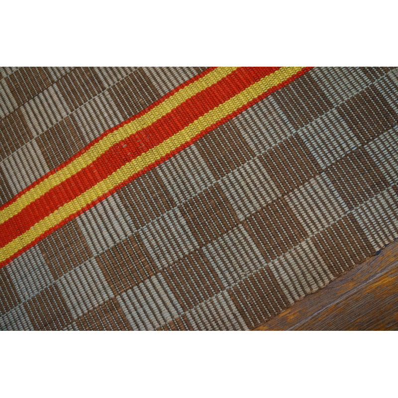 Antique American Rag Rug America Flat Weave