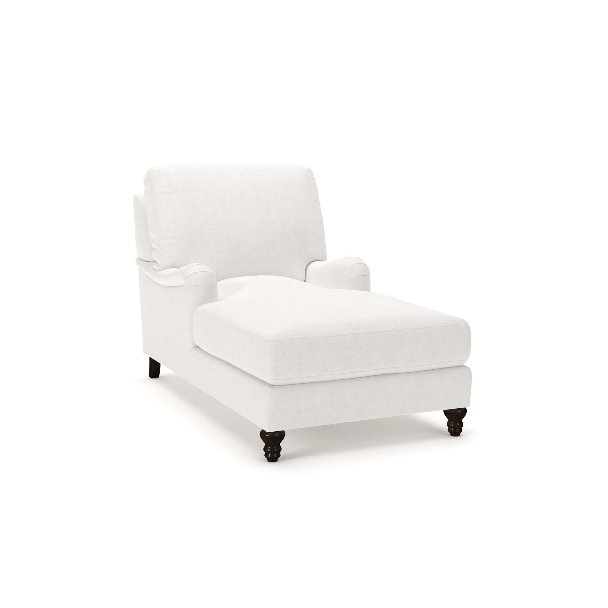 Walters Chaise, Nomad Snow Crypton® Chenille
