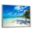 «Tropical Beach with Palm Shadows» de Mattos - reproduction de photo-2014784671-2095482896