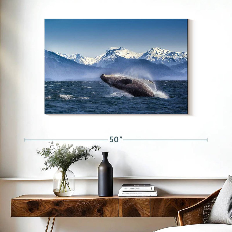 Brampt Humpback Whale Backflip, 26" H x 39" W