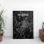 « madrid city map », reproduction d’impression sur affiche en luxe-31735730