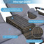Causeuse inclinable en osier pour patio