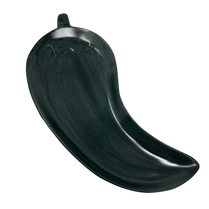 Petit plateau de chili Giza, H 1 po x l 15 po x P 6,5 po, Noir