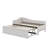 Twin Size Upholstered L-Shaped Upholstered Daybed With Trundle-1040816809