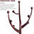 Freestanding Coat Rack With 8 Hooks, Creative Tree Branch Design, Sturdy Solid Wood Construction And Stable Base For Entryway, Hallway, Bedroom Or Office-1740206433