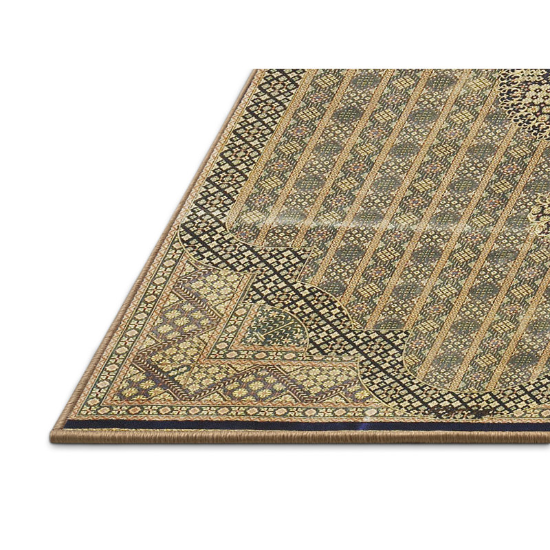 Tapis vert Southwestern Moss, Rectangle 5 pi x 7 pi