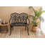 Mobilier d'extérieur en aluminium coulé avec rosette de jardin