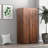62.99" Walnut Pantry Cabinet For Kitchen Storage