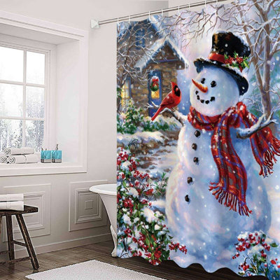 Jozyah Shower Curtain with Hooks Included