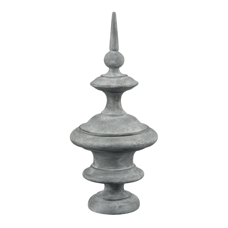 Grand objet décoratif Della, H 14,5 po x l 6,5 po x P 6,5 po