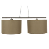 2 - Light Nickel Satin Kitchen Island Pendant