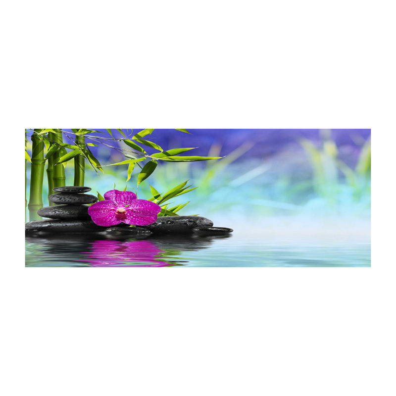 Orchid Bamboo - Wrapped Canvas Print