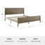 Lit plateforme en bois avec tête de lit et pied de lit Martha Stewart Corbin-97967490-97967489