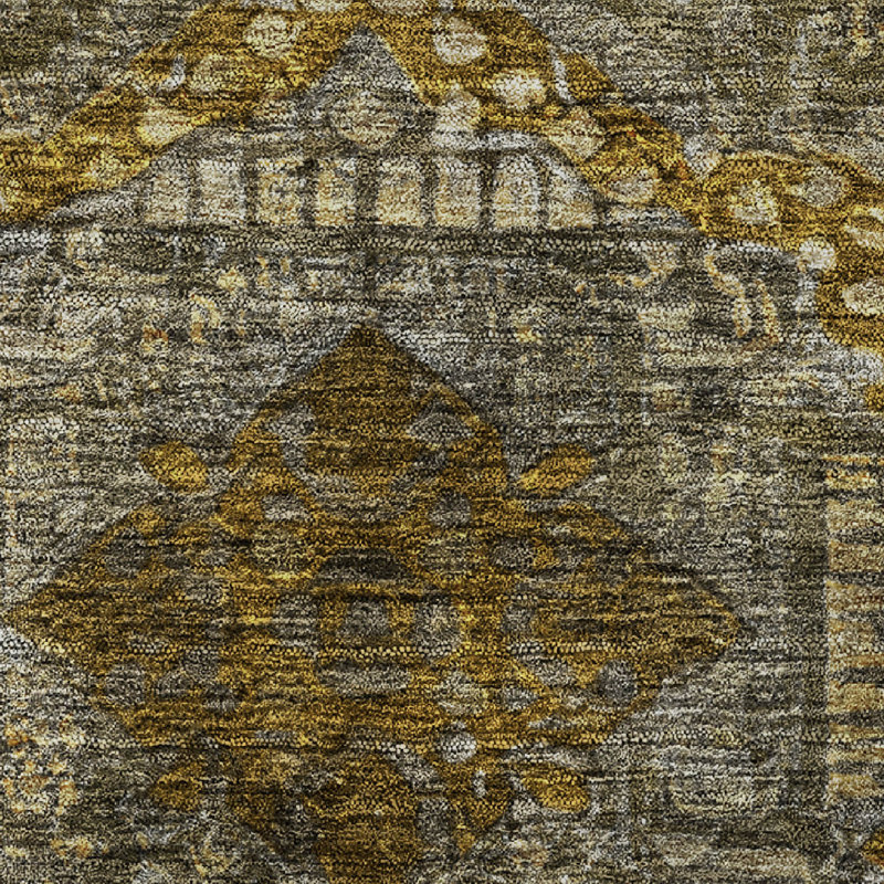 Premium Machine Washable Mayfield AMF1928 Global Rug, Rectangle 5' x 7'6"