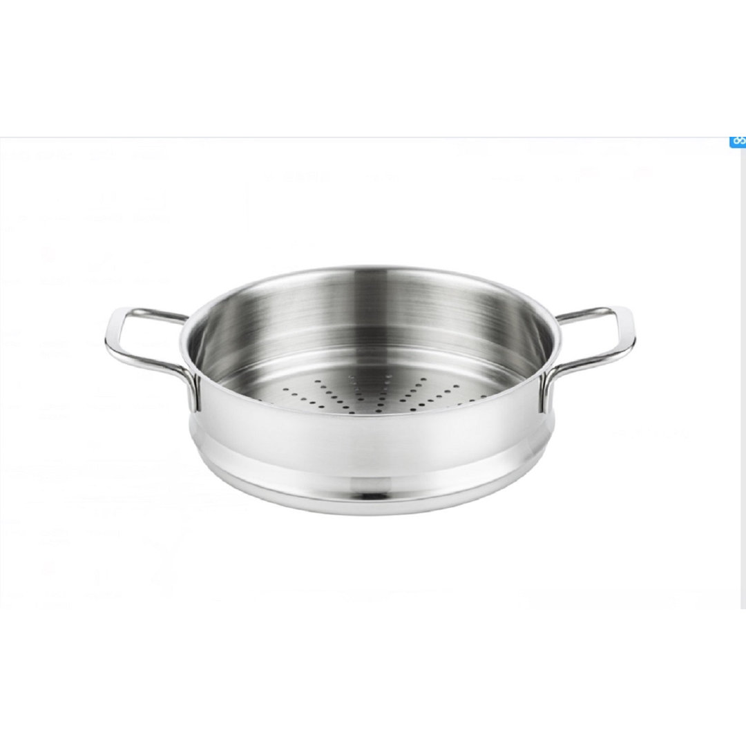 Prime Cook 3'' High Wall Stainless Steel Steamer Basket Prime Cook 