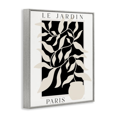 Le Jardin Paris Botanicals, estampe numérique, design par Natalie Carpentieri