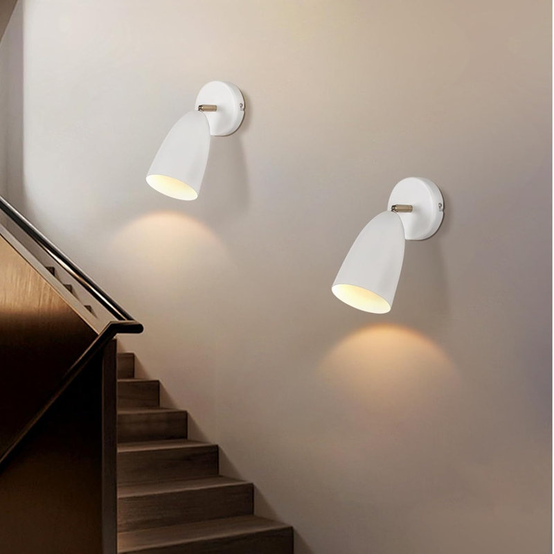 Shumena Armed Sconce, White/Matt