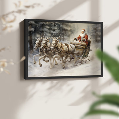 Chirstmas Art-CCCLXII -Framed Print - Restickable
