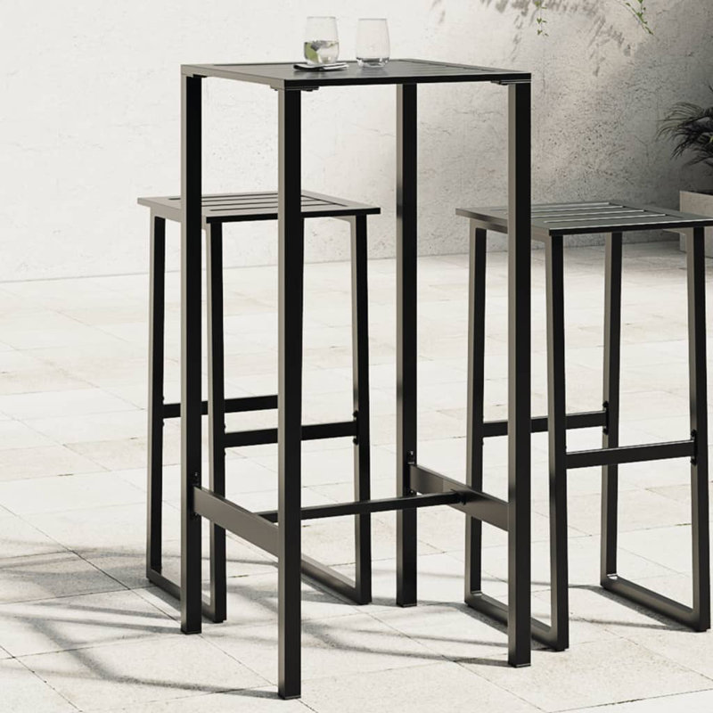 Square Outdoor Bistro Table , 50cm cm W 50cm cm D