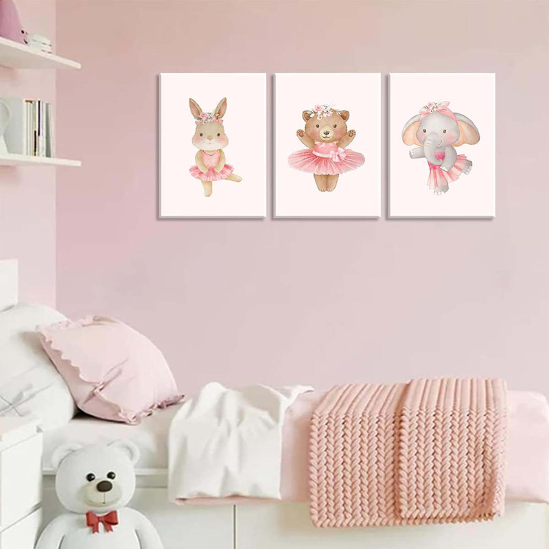 3 Piece Wrapped Canvas Print, 60 cm H x 120 cm W