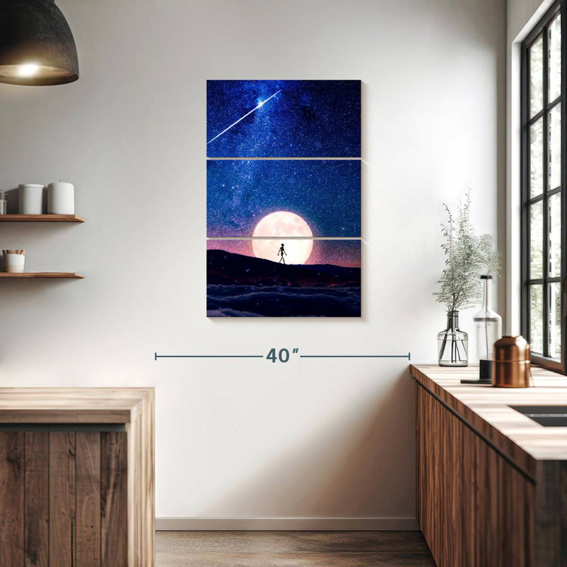 Kelan Space Walking Dead, 38" H x 24" W