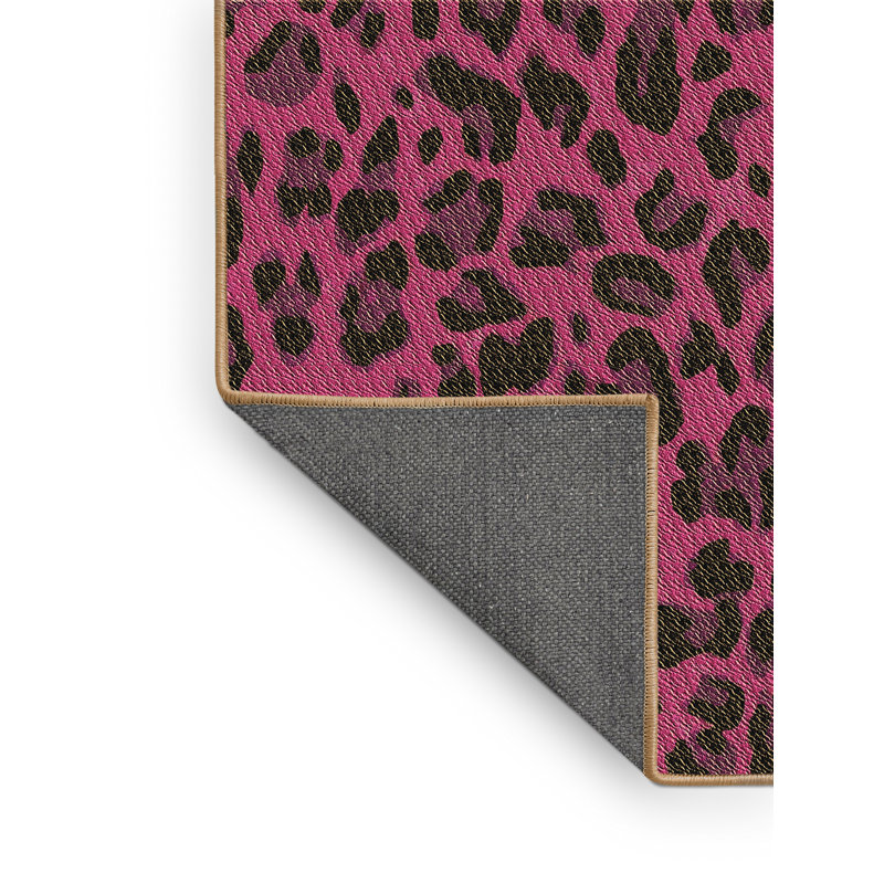 Tapis en laine noir / brun / rose, Rectangle 8 pi x 12 pi