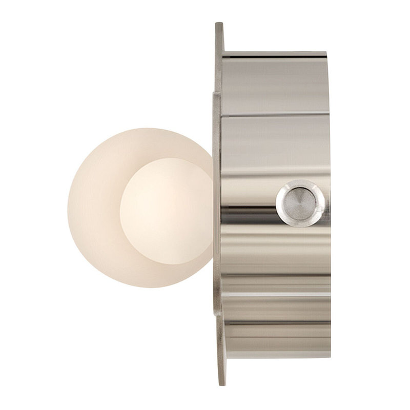 Rhea 10" 3 - Light LED Bath Sconce by Lisa McDennon, Polished Nickel