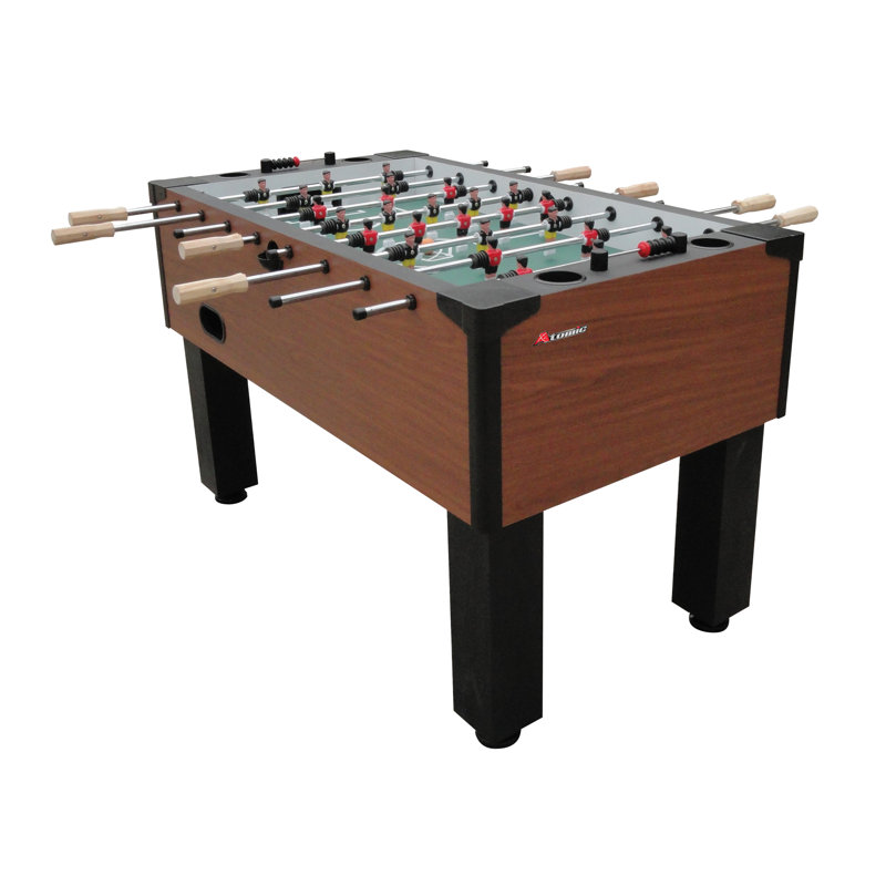 Atomic Gladiator 56'' Black and Wood Foosball Table