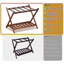 Ensemble de porte-bagage complet assemblé de 2 - brun-124644440