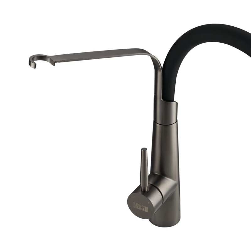 Belfry Kitchen Hyuk Kitchen Faucet, Gray
