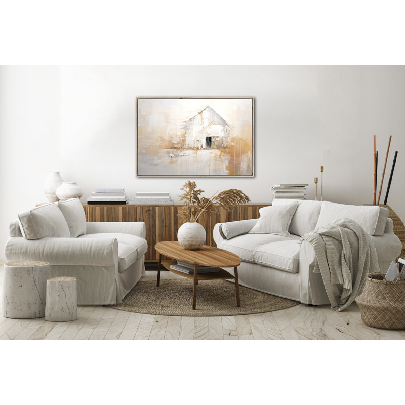 «Barnside Serenity», art mural sur toile