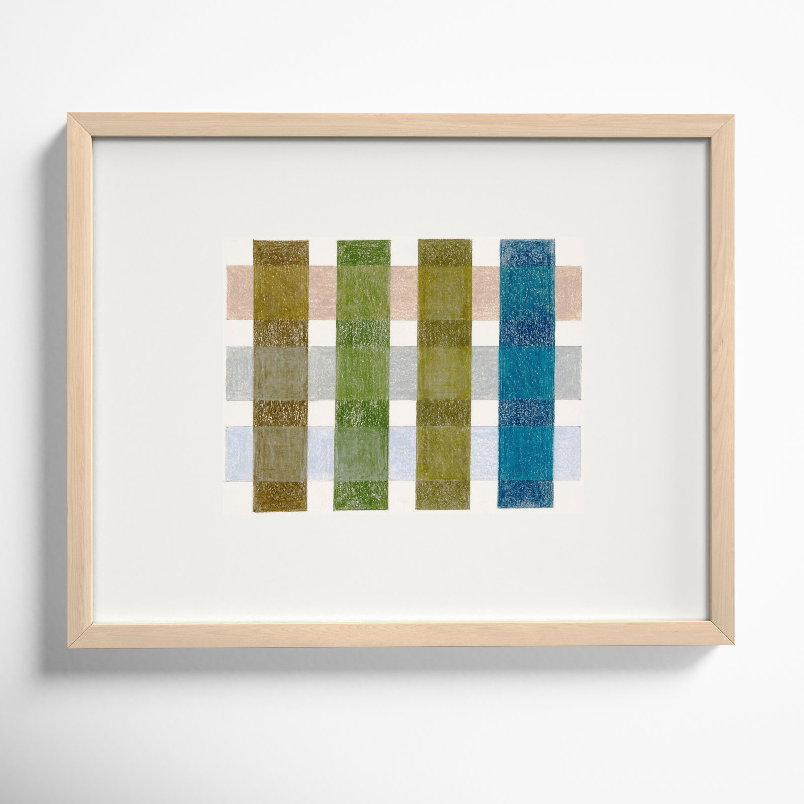 Lancel "Gridlock V" Print by Beth James, Maple Framed, 16'' H X 20'' W X 1.25'' D