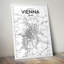 « vienne city map », reproduction d’impression sur affiche en tons-31734845