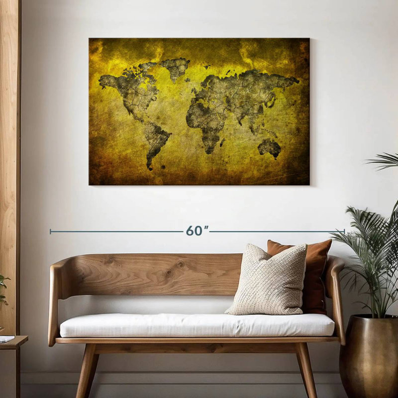 Carte «Aliaz World Is Your Oyster», H 30 po x l 45 po