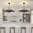 6-Light Dimmable Retro Metal Chandelier-385995376