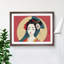 Geisha Art Deco - Single Picture Frame Print-312280186-312282484