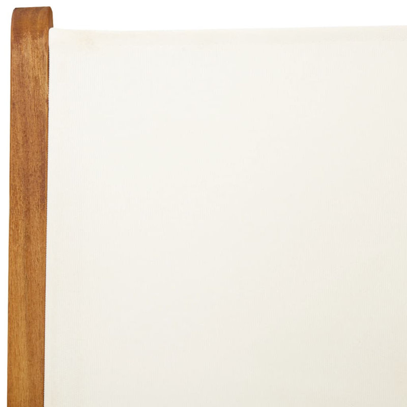Sabbattus Patio Dining Accent Chair, Cream white