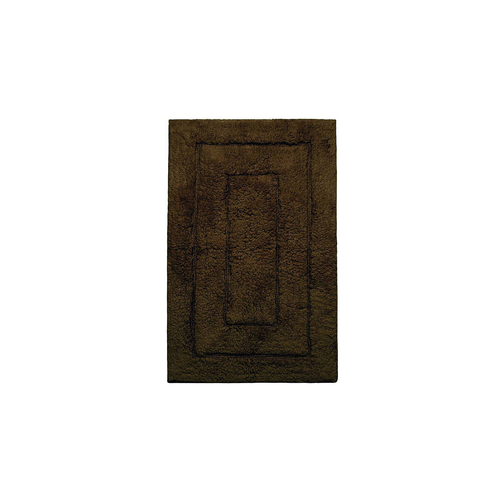 Apolonia Cotton Non-Slip Bath Rug, 24" H x 40" W, Chocolate