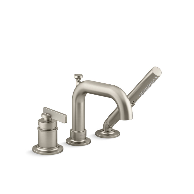 Robinet de baignoire à fixation sur le comptoir avec douchette Castia by Studio McGee, Nickel brossé