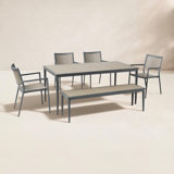 Genevieve Rectangular 78'' Long Dining Set